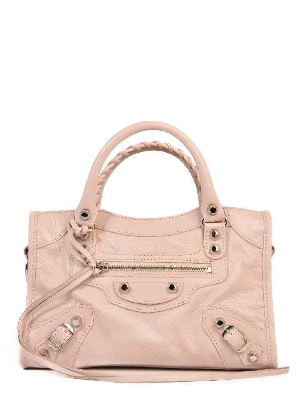 balenciaga mini city light pink