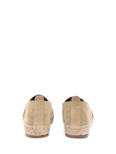 Shop Loewe Anagram Espadrille In Beige