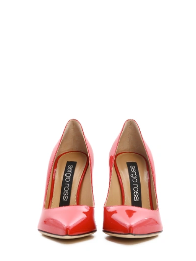 Shop Sergio Rossi Godiva Steel Red Patent