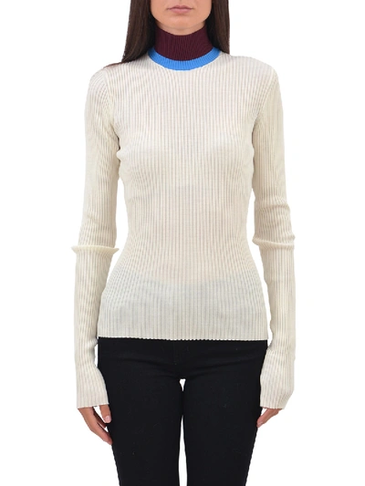 Shop Calvin Klein 205w39nyc White Turtleneck