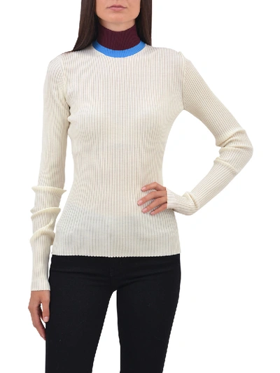 Calvin Klein 205w39nyc White Turtleneck In White