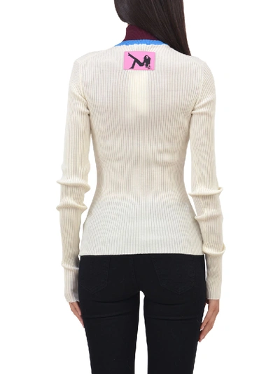 Calvin Klein 205w39nyc White Turtleneck In White