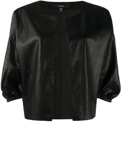 Arma Madee Open Front Jacket In Black