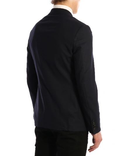 Tonello Giacca In Lana Blu In Blue