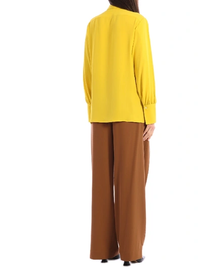 Shop The Row Yellow Silk Shirt