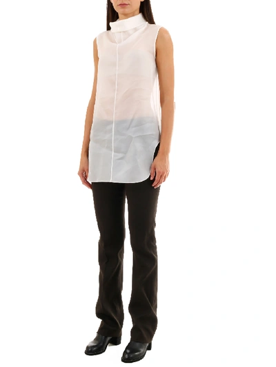 The Row Ladan Pant In Silk Mélange In Brown