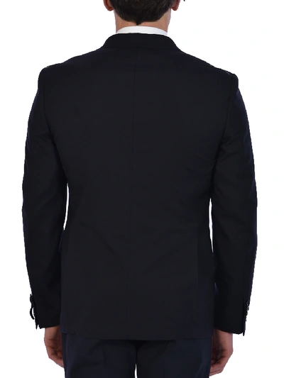 Tonello Blue Wool Jacket In Blue