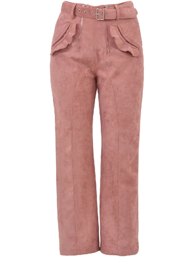 Shop Self-portrait Lexi Trousers In Pink