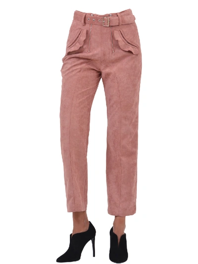 Shop Self-portrait Lexi Trousers In Pink