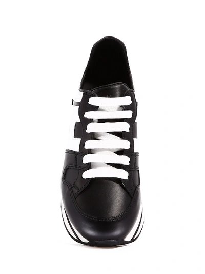 Shop Hogan H222 Sneakers In Black