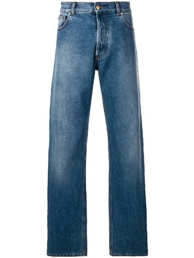 Shop Versace Blue Jeans