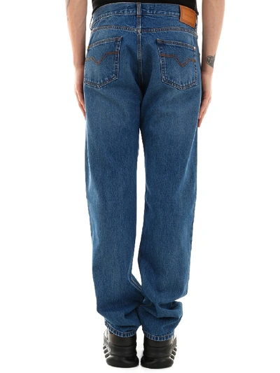 Shop Versace Blue Jeans