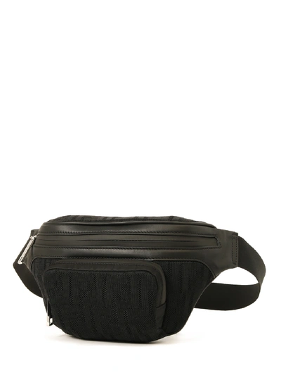 Shop Fendi Black Ff Belt Bag