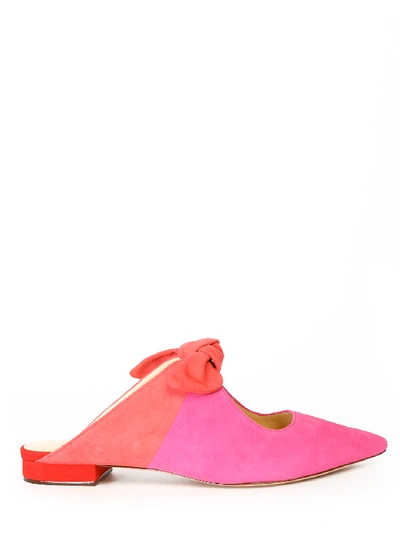 Shop Alexandre Birman Slipper Suede In Fuxia