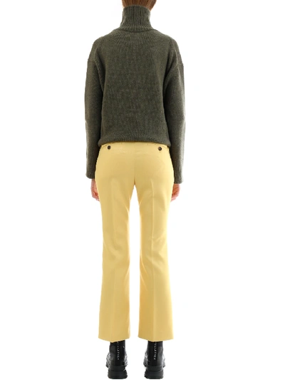 Shop Plan C Yellow Tailored Trousers