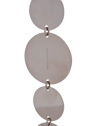 Shop Sophie Hulme Pamela Keyring In Silver