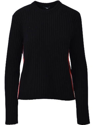 Shop Calvin Klein 205w39nyc Black Sweater With Trim