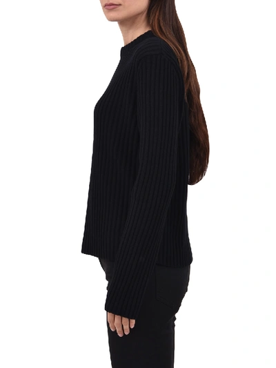 Shop Calvin Klein 205w39nyc Black Sweater With Trim