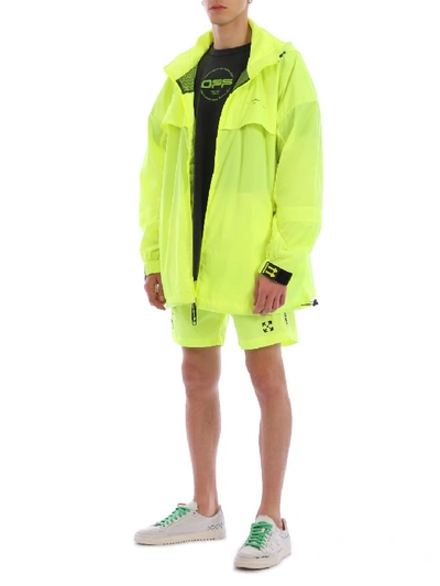 Shop Off-white Windbreaker Neon Yellow