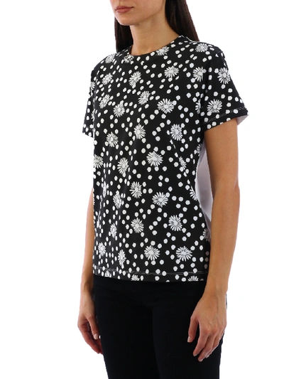 Shop Emanuel Ungaro T-shirt With Flowers In White