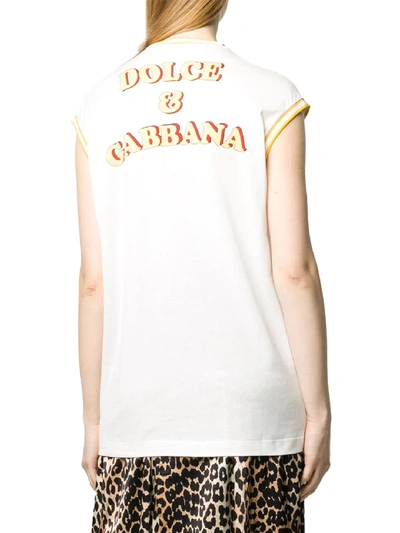 Shop Dolce & Gabbana T-shirt Free Love White