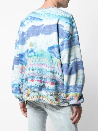 Shop Amiri Tie-dye Sweatshirt In Printed