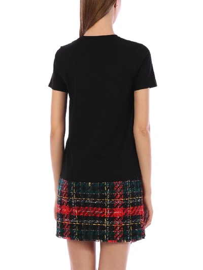 Shop Balmain T-shirt Logo Black