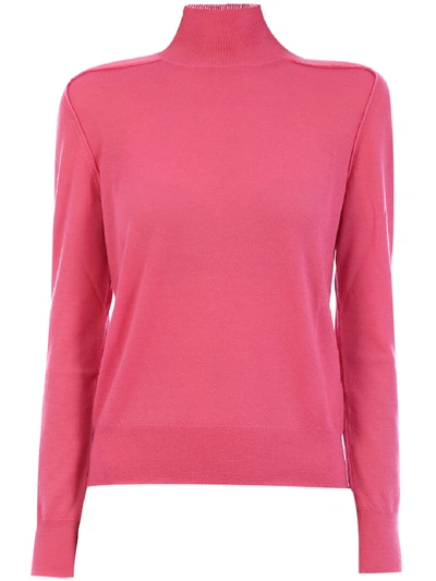 Shop Bottega Veneta Cashmere Sweater Pink