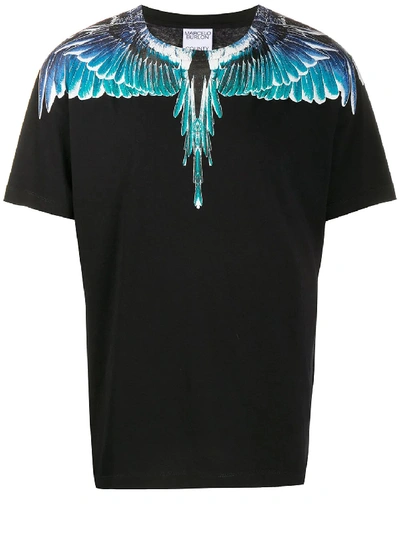 Shop Marcelo Burlon County Of Milan Wings T-shirt Black