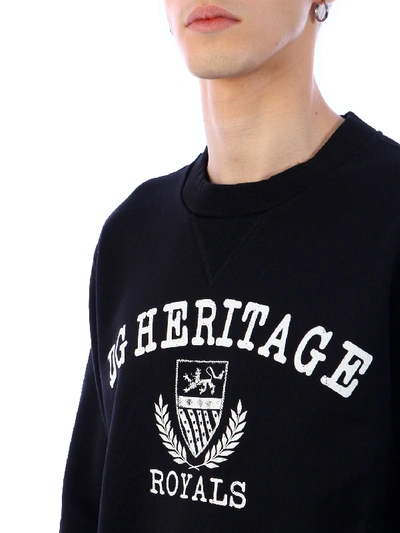 Shop Dolce & Gabbana Heritage Sweatshirt Black