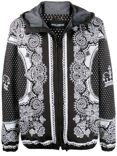 Shop Dolce & Gabbana Bandana Jacket In Black