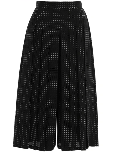 Shop Max Mara Trousers Skirt Polka Dots In Black