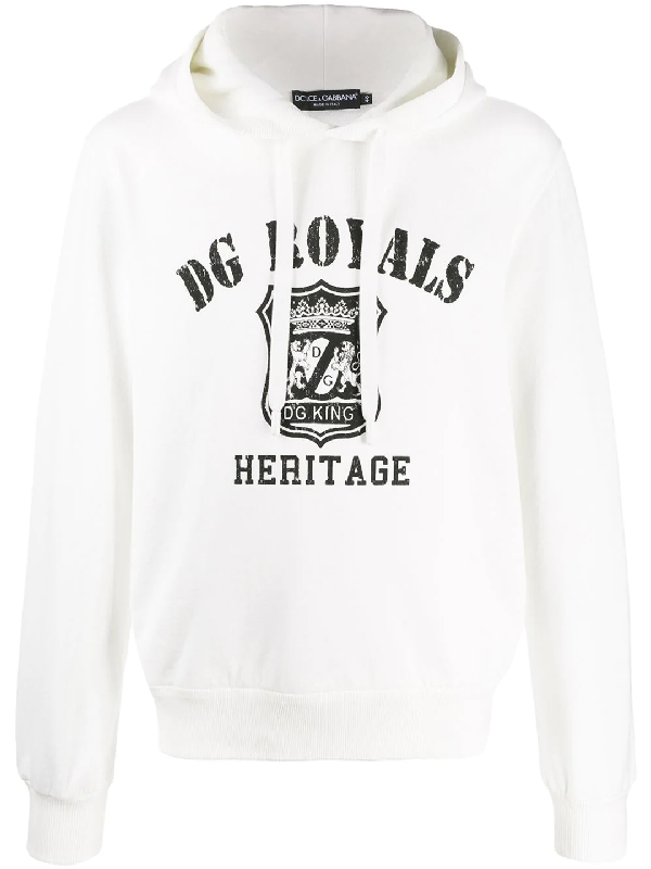 dolce and gabbana white sweatshirt