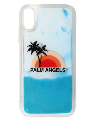 Shop Palm Angels Sunset Iphone Xr Case In Light Blue