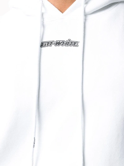 Shop Off-white Marker Arrows Hoodie In White