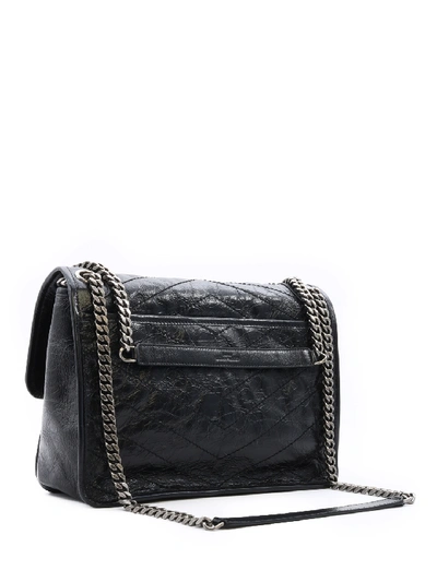 Shop Saint Laurent Niki Medium Bag In Black
