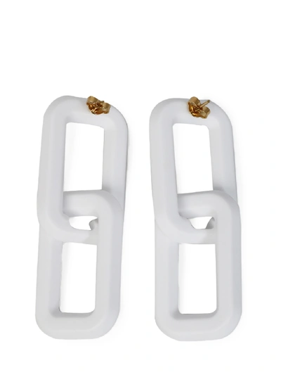 Shop Off-white Chain Earrings White