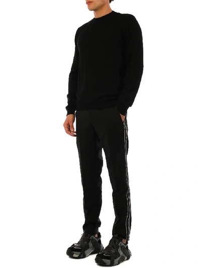 Shop Valentino Vltn Times Sweater In Black