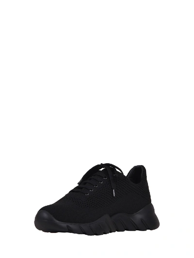 Shop Fendi Runner Sneaker In Black