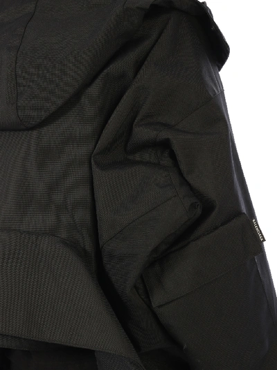 Shop Balenciaga Upside-down Jacket Black