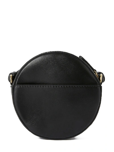 Shop Stella Mccartney Mini Stella Logo Bag In Black