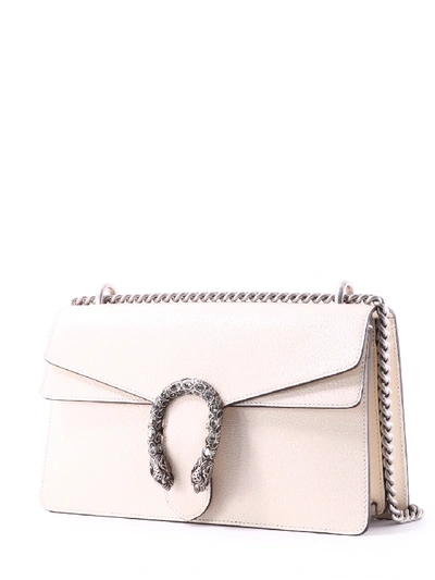 Shop Gucci White Dionysius Bag Small