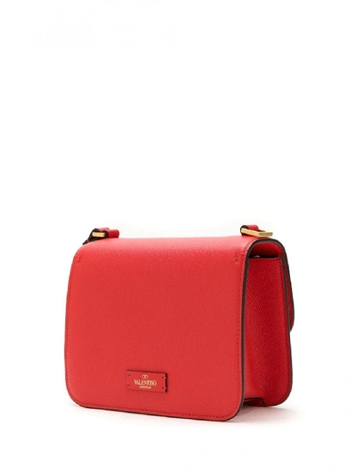 Shop Valentino Vsling Small Leather Shoulder Bag In Red