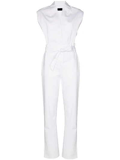 Shop Rta Cynthia Tailored Jumpsuit In White