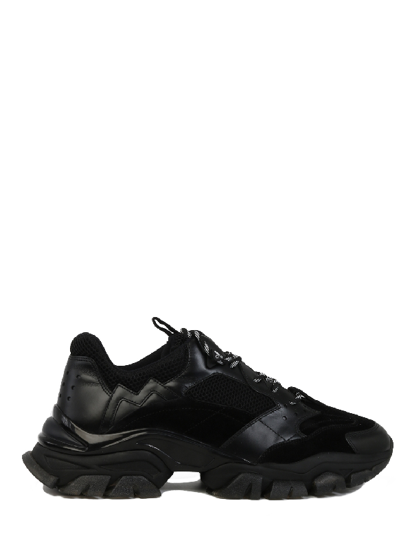 moncler sneakers black