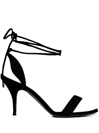 Shop Tabitha Simmons Ace Ankle-strap Sandals In Black