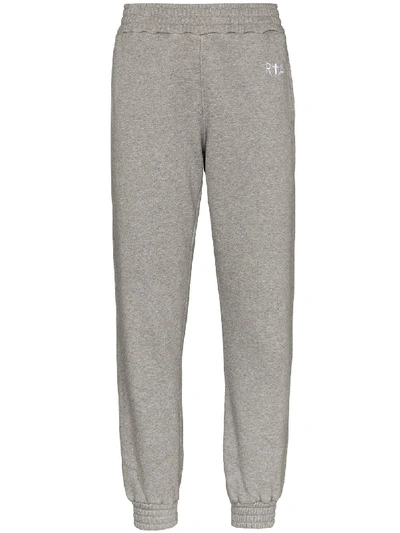 Shop Rta Sydney Straight-leg Track Pants In Grey