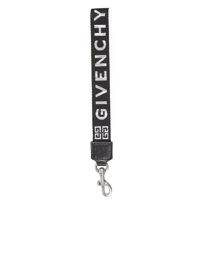 Shop Givenchy Branded Keychain In Black