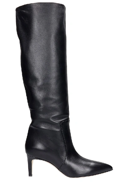 Shop Paris Texas High Heels Boots In Black Leather