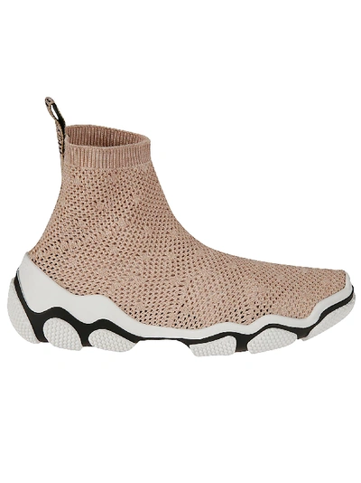 Shop Red Valentino Sock Sneakers In Beige